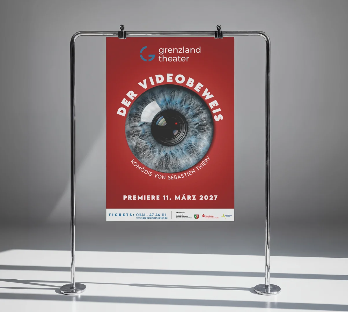 Plakatgestaltung für das Grenzlandtheater Aachen